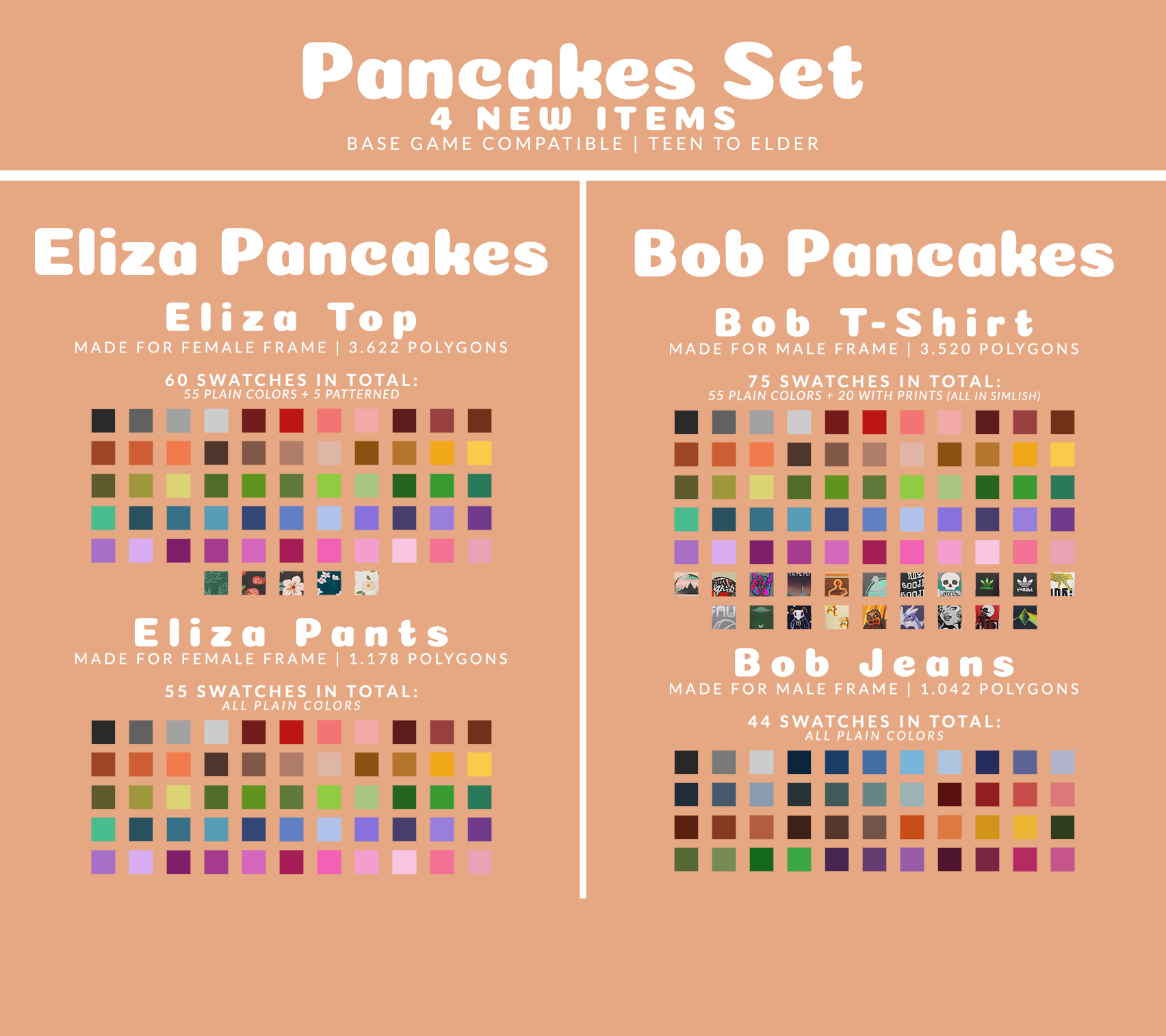 pancakebobs.  Free base, Game based, Sims