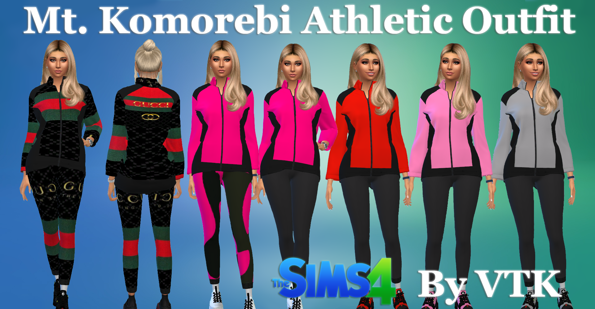 Mt. Komorebi Athletic Jacket & Leggings Outfit by killasims from Patreon